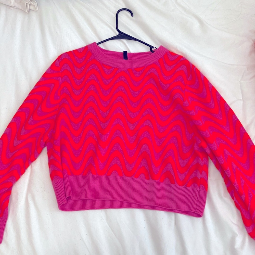 Orange and Pink Sweater